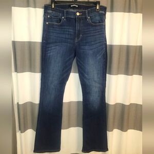 Express Womans Mid Rise Denim Jeans